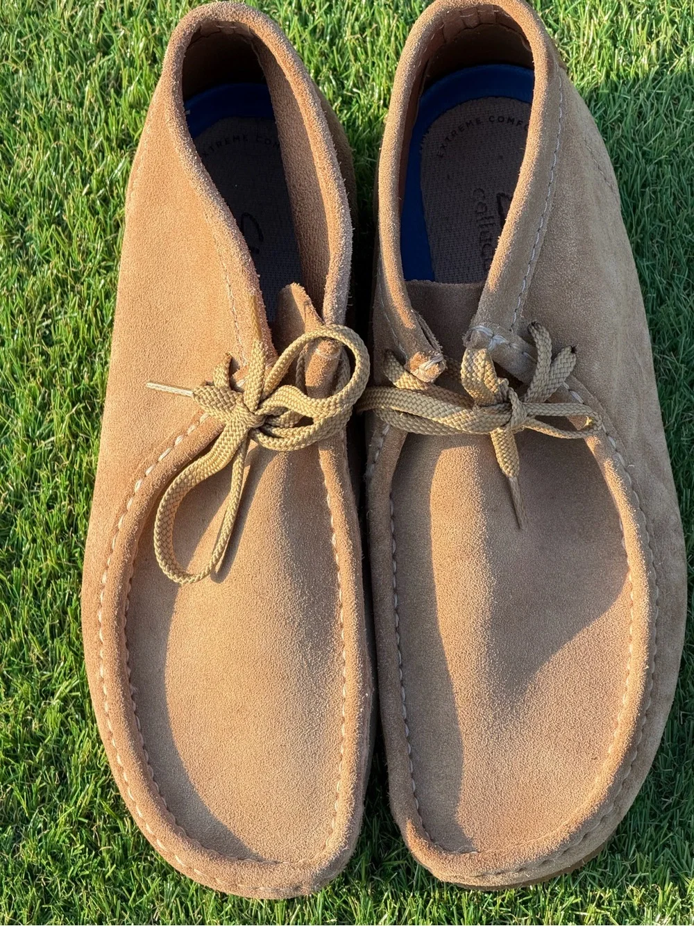 Clarks Originals Wallabee Boots Tan Suede Men’s 10.5